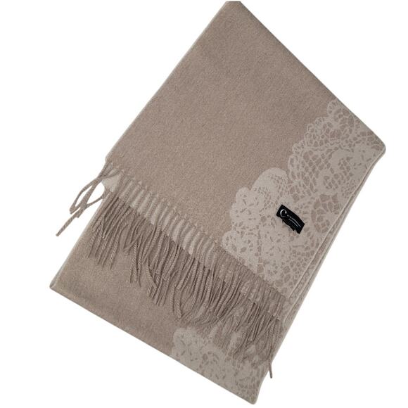 C by Bloomingdale's Cashmere Woven Scarf - Exclusive - Picture 2 of 7